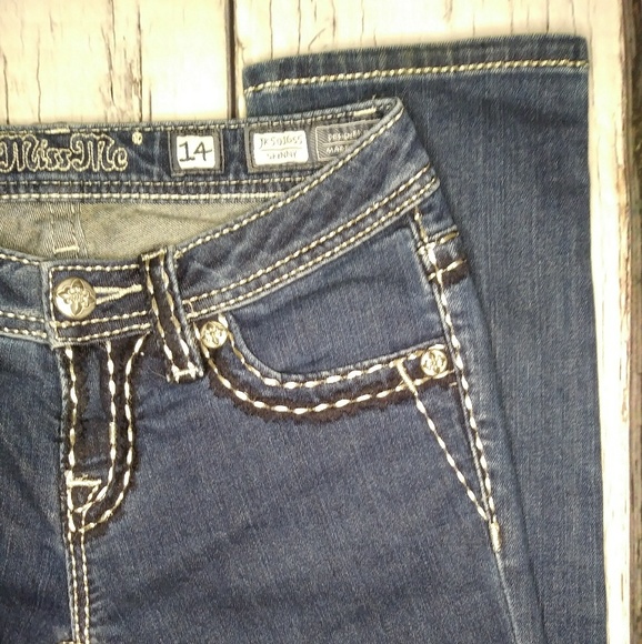 🔥Miss Me Skinny Jeans Size 14 Girls🔥 - Picture 4 of 8